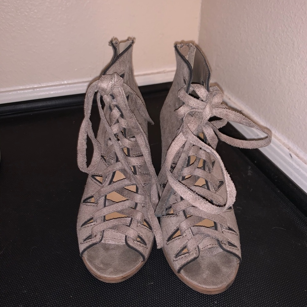 Soda Open Toe Booty Heel